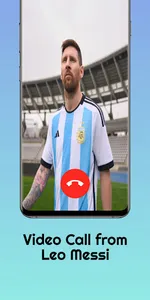 Messi Video Call Chat screenshot 0