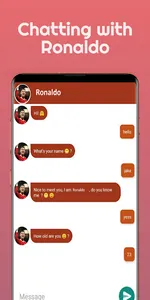 Ronaldo Video Call Chat screenshot 1