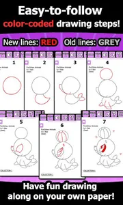 Learn to Draw Easy Animals screenshot 1