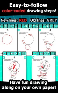 How to Draw Cartoon Animals screenshot 6