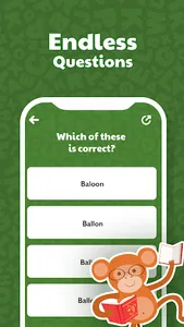 English Word Spelling Quiz App screenshot 1