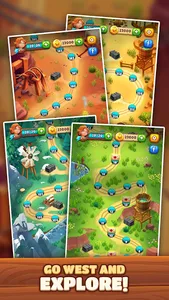 Go West Frontier Solitaire screenshot 4