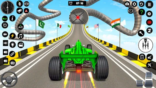 Racing Formula Stunt Car Game screenshot 7