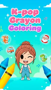 K-pop Crayon Coloring screenshot 6
