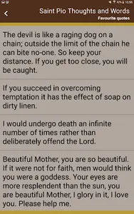 Saint Pio Thoughts and Words screenshot 3