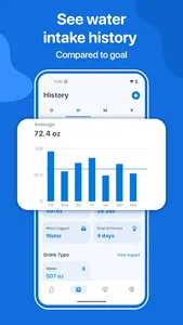 Water Tracker: WaterMinder app screenshot 1