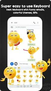 Funny Emoji Sticker Keyboard screenshot 3