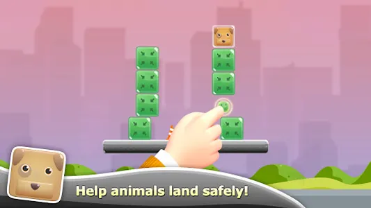 Animal Landing - Puzzle&Crush screenshot 1