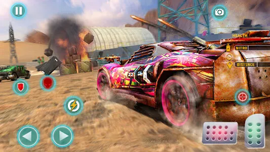 Car Shooting Racing Game screenshot 1