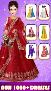 Indian wedding Doll Dressup screenshot 3