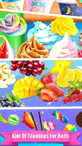 Ice Cream Roll Maker DIY Games screenshot 2