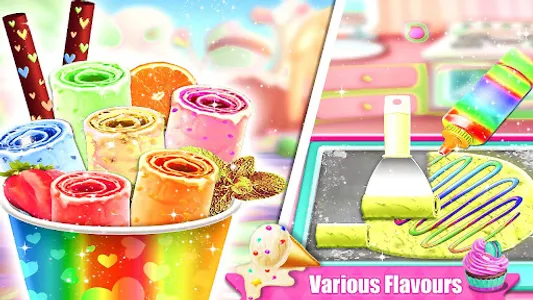 Ice Cream Roll Maker DIY Games screenshot 3