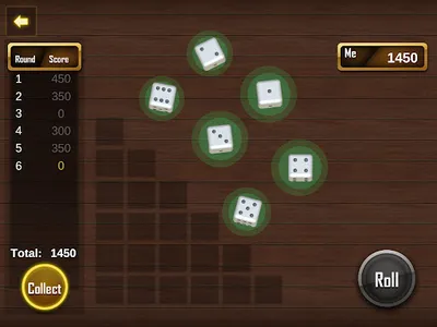 Farkle Dice 3d 1000 game screenshot 18