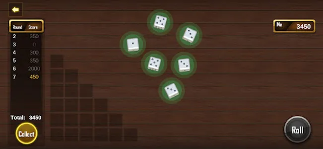Farkle Dice 3d 1000 game screenshot 2