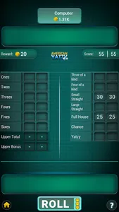 Yatzy Game Dice Offline screenshot 0