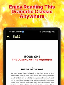 War Of The Worlds EBook Reader screenshot 7