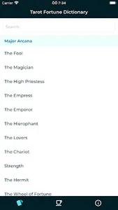 Tarot & Fortune Dictionary screenshot 0