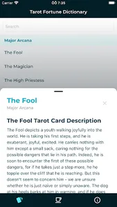 Tarot & Fortune Dictionary screenshot 1