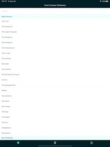 Tarot & Fortune Dictionary screenshot 10