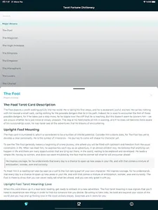 Tarot & Fortune Dictionary screenshot 11