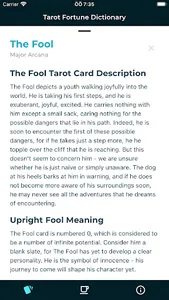 Tarot & Fortune Dictionary screenshot 2