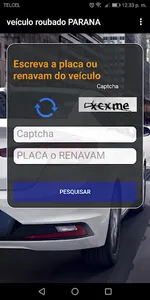 Furto veículo PARANÁ screenshot 0