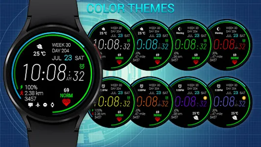 Futorum H1 Digital watch face screenshot 12