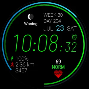 Futorum H1 Digital watch face screenshot 17