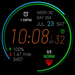 Futorum H1 Digital watch face screenshot 18