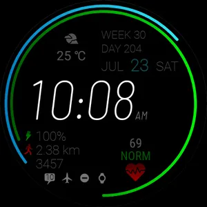 Futorum H1 Digital watch face screenshot 20