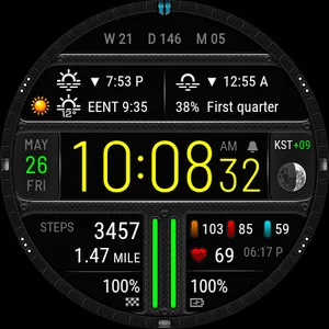 Futorum H8 Digital watch face screenshot 27