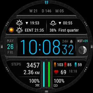 Futorum H8 Digital watch face screenshot 29