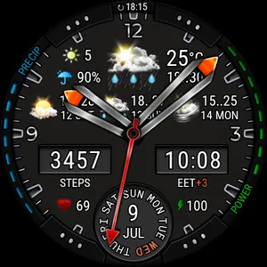 Weather watch face W3.5 screenshot 20