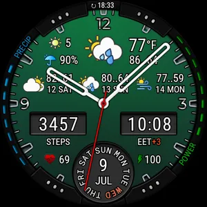 Weather watch face W3.5 screenshot 25