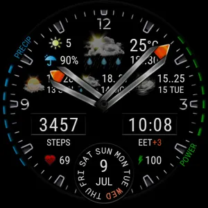 Weather watch face W3.5 screenshot 26