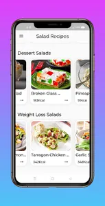 Easy Salad Recipes Offline screenshot 1