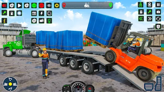 Cargo Truck Forklift Driving screenshot 1