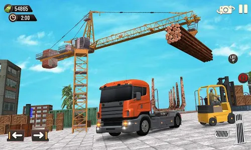 Cargo Truck Forklift Driving screenshot 3