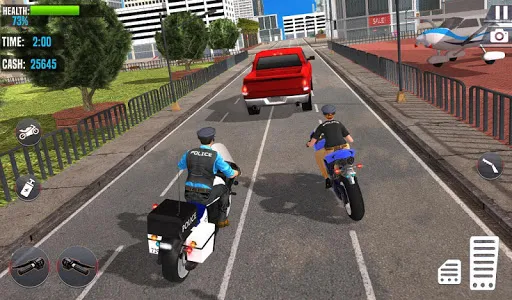 Police Moto Bike Chase Games screenshot 10