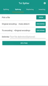 Txt Spliter screenshot 1