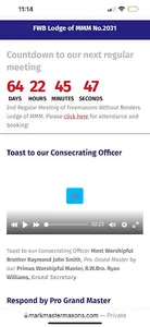 FWB Lodge of MMM No.2031 screenshot 8