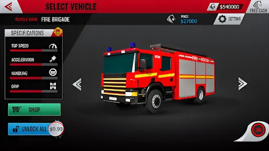 Firefighter Truck Driving Game screenshot 13