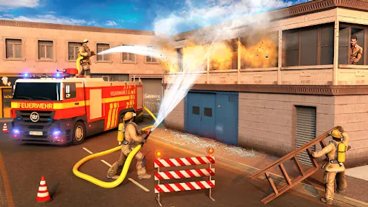 Firefighter Truck Driving Game screenshot 17