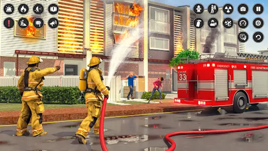 Firefighter Truck Driving Game screenshot 7