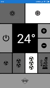 remote BlueStar AC no settings screenshot 1