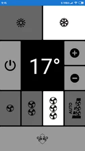remote BlueStar AC no settings screenshot 2