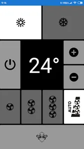 remote BlueStar AC no settings screenshot 3