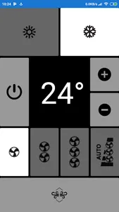 remote BlueStar AC no settings screenshot 4