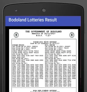 Bodoland Lotteries Result screenshot 2