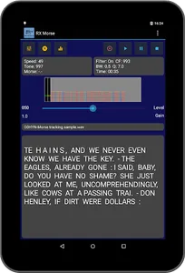 G0HYN RX Morse screenshot 4
